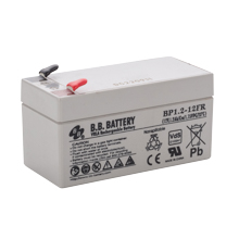 12V 1.2Ah Akku, AGM Bleiakku, B.B. Battery BP1.2-12FR, VdS, schwer entflammbar, ersetzt u. a. Panasonic LC-R121R3PG