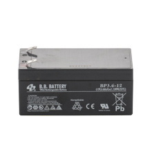 12V 3.6Ah Akku, AGM Bleiakku, B.B. Battery BP3.6-12, 134x67x60 (lxbxh), Pol T2 Faston 250 (6,3 mm)