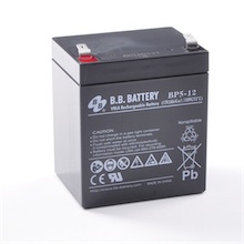 12V 5Ah Akku, AGM Bleiakku, B.B. Battery BP5-12, 90x70x102 (lxbxh), Pol T2 Faston 250 (6,3 mm)