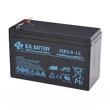 12V 9Ah Akku, AGM Bleiakku, B.B. Battery HRL9-12, 151x65x94 (lxbxh), Pol T2 Faston 250 (6,3 mm)