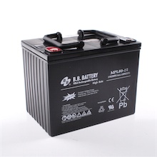 12V 80Ah Akku, AGM Bleiakku, B.B. Battery MPL80-12 H, 261x173x200 (lxbxh), M6 Innengew.