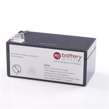 Ersatzakku RBC47 AGM Batterie 3,4Ah für USV-Anlagen von APC 12V 3,4Ah 