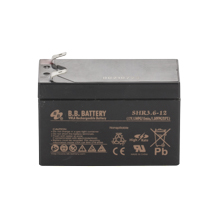 12V 3.6Ah Akku, AGM Bleiakku, B.B. Battery SHR3.6-12 / CPS3.6-12, 102x48x65 (lxbxh), Pol T2 Faston 250 (6,3 mm)