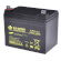 12V 33Ah Akku, AGM Bleiakku, B.B. Battery EP33-12, 195x129x155 (lxbxh), Pol B7 (M6 Schraube und Mutter), Standard Type
