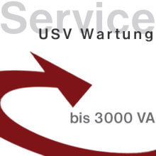 USV Wartung mit RBC-Batterietausch (bis 3000VA)